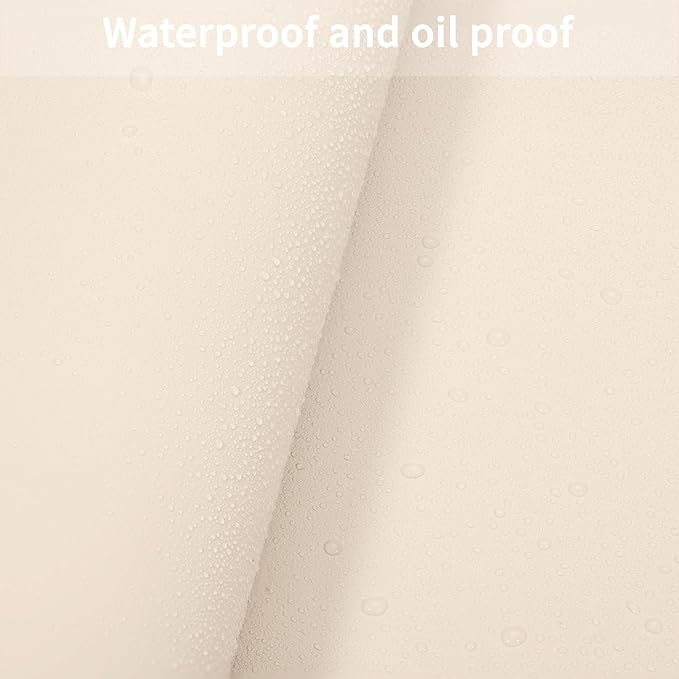 Zinkooat Leather Desk Mat,1.8mm Thick,16x60 Inch Desk Cover,Desk Protector Mat,Dresser Cover Top,Leather Table Cover,Side Table Cover,Office Desk Cover,Office Table Cover(Beige+Light Gray,16x60)