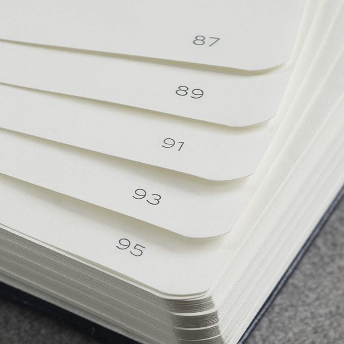 LEUCHTTURM1917 - Notebook Hardcover Master Classic A4+ - 235 Numbered Pages for Writing and Journaling (Navy, Squared)