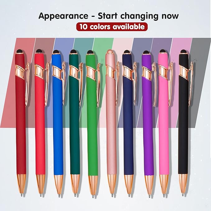 10pcs Motivational Pens Set Retractable Pens with Pen Clip Design Lightweight and Portable Something Different Inspirational Quotes Providing Inspiration for You Perfect Gifts for Writer and Artist