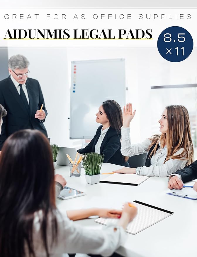 Legal Pads 8.5 x 11 White Note Pads 8.5 x 11 In 2 Pack Notepads 8.5 x 11 Writing Pads of Paper 8.5 x 11 Legal Notepads Wide Ruled White Lined Paper Pads 8.5 x 11 30 Sheets Per Legal Note Pads 8.5 x 11