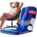 The Posturator - Posture Corrector with Pelvis-stabilizer, Spine-guide, Memory Foam - Men & Women | Corrects and Maintains Posture, Improved Thoracic supports, One-size, Lightweight & Portable