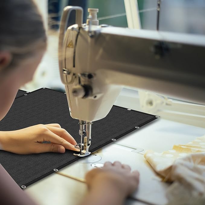 Black 3' x 28' Fence Privacy Screen Commercial Outdoor Backyard Shade Windscreen Mesh Fabric