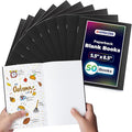 Hygloss Blank Books - Bulk 50 Pack – 5.5" x 8.5" A5 Black Paperback Blank Books for Kids to Write Stories, Doodle, Arts & Crafts – Plain Drawing Sketchbook, Unlined Journal, Notebook Without Lines