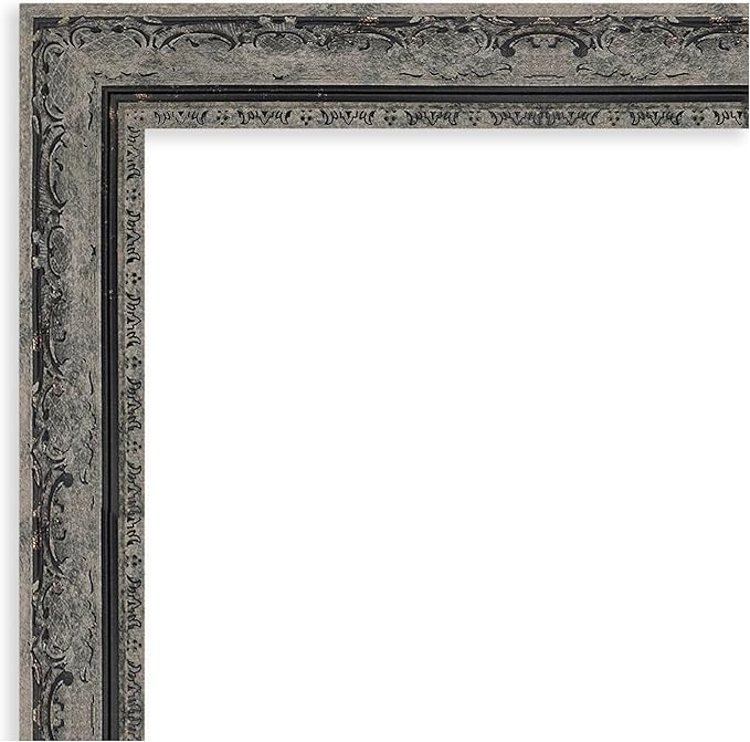 Amanti Art Black Framed Magnetic Board 24x24 Medium Vision Board for use with Magnets, 100% Metal Sheet to Display Items as Office Decor or for Home Organization in mudroom, Kitchen or Kids Room