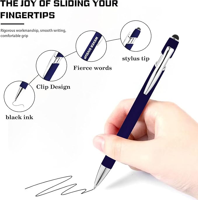 CRME Best Inspirational Pen Motivate Oneself Fun Office Supplies Fancy Gift Pen Office Gifts for Coworkers Meaningful Inspirational Gifts for Back-to-School Season,Holidays