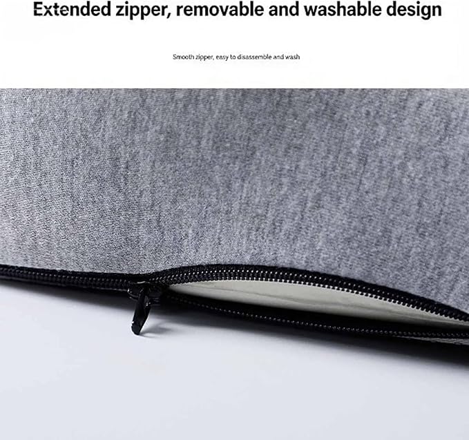 Orthopedic Cushion for Office Chair and Car, Memory Foam Seat Cushion with Lumbar Support Pillow, Instant Relieve Pressure on Back, Hips, Tailbone, Improves Sitting Posture (2, Mixed Colors)