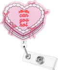 Can You Not Funny Nurse Badge Reel, Cute Retractable ID Card Badge Holders, Medical Badge Clip for Nurses Station Psychiatry ER ED RN CNA Social Workers Psychologist Physician Front Desk Receptionist