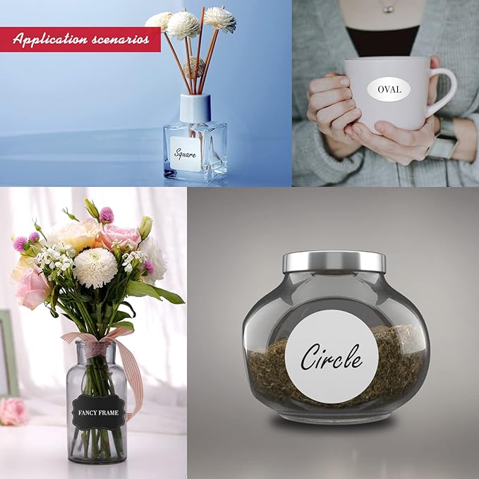 Personalized Labels - Custom Stickers with Any Design Image Logo Text, Thank You Labels, 100 Square 3"x3" Labels
