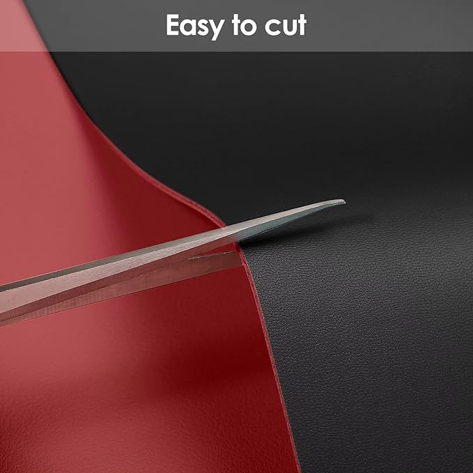 Zinkooat Table Cover Rectangle for Dining Room Table - Can Be Used On Both Sides Waterproof and Easy to Clean Good Flatness Used for Dining Table(Black+Wine Red 44x96)