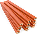 GRAPHITE Hard Lead Carpenter Pencils Bulk - (1) Pack of 12 Pieces Lumber Wooden Pencil #2 (HB) - Neon Orange