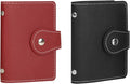 PRIVILLA 2 Pcs Credit Card Holder and business card holder，Sd Card Holder Each Has 26 Card Organizers, 2024 New Credit Card Holders book for Men and Women.