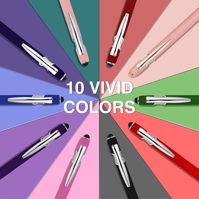 CRME Custom Engraved Ballpoint Pens Bulk Customized Metallic Printed Name Pens Black Ink Personalized Pen with Text Business Logo Smooth Writing for Professionals Friends Church Blue Pen