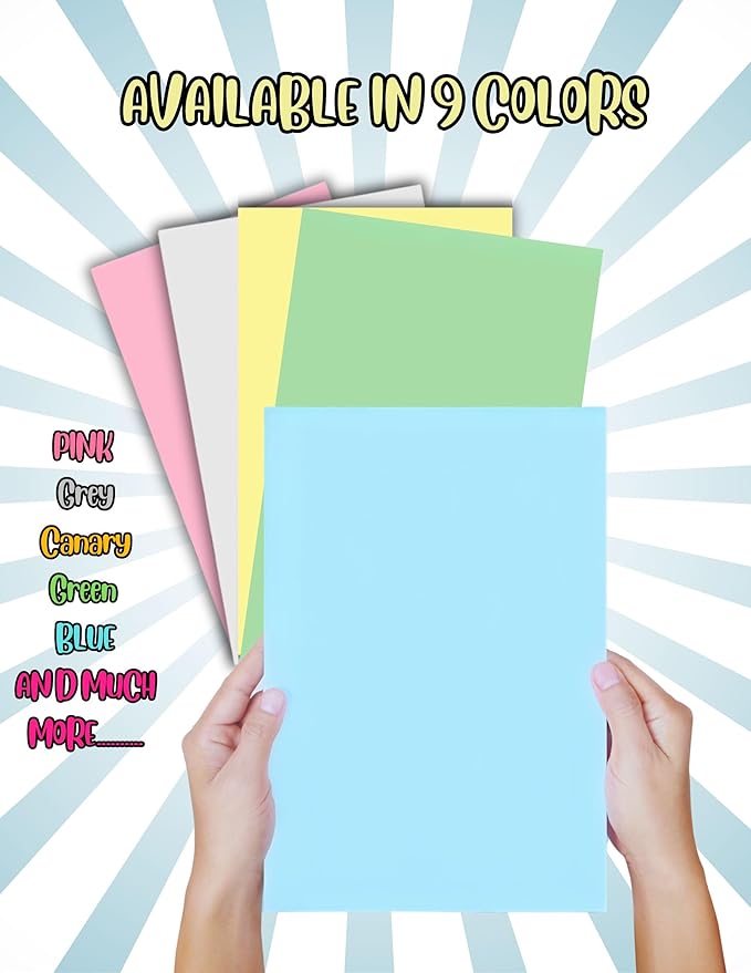 Limited Papers (TM) Colored Copy Paper – 24lb/60lb Text, 90 gsm, 11"x17", Tabloid Size, 500 Sheets Per Ream. (2500, Pink)