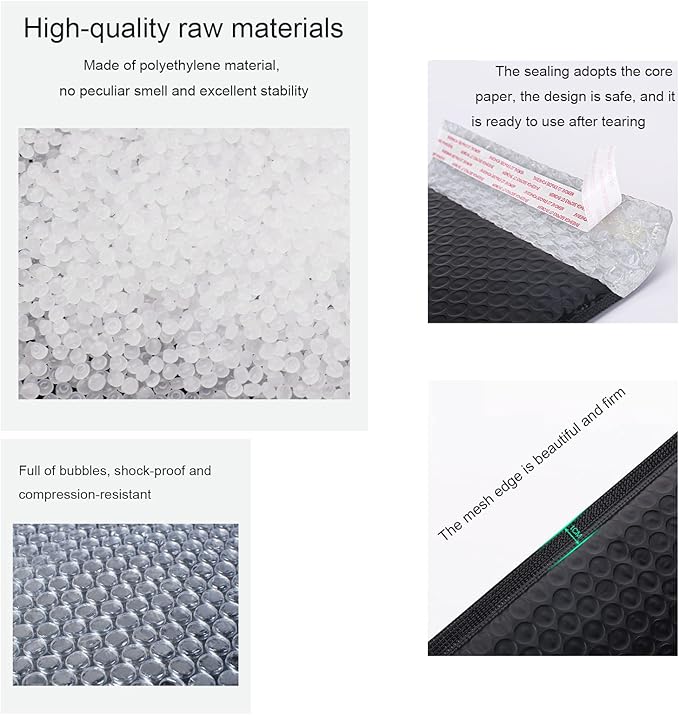 Bubble Mailers MEIANJU 13x10 inch Bubble Mailer Packaging Mailing Envelope Bags Shipping Bag Bulk Seal Package Mail Packing Business Supplies,Red 25-Pack
