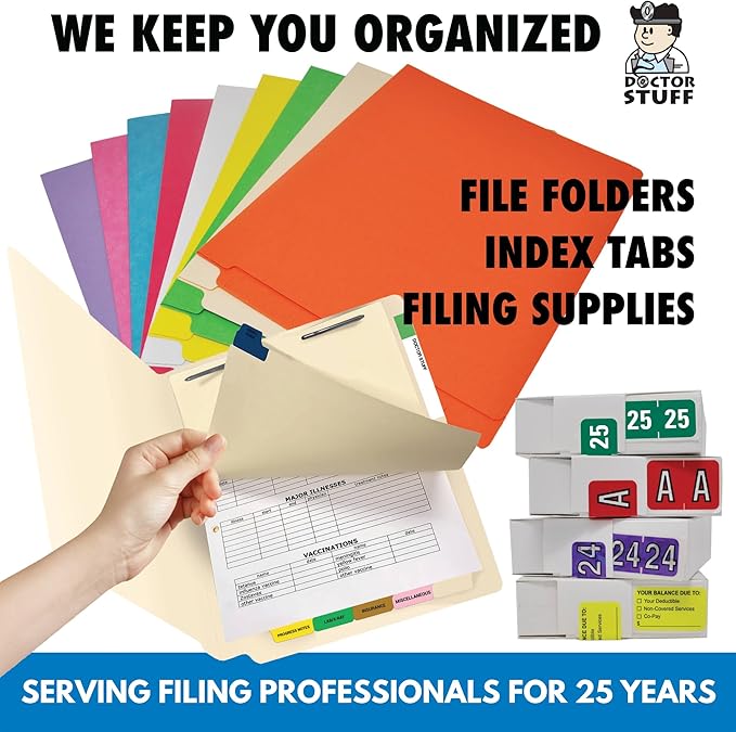 Doctor Stuff - File Folder Labels, Terminal Digit Filing, Consecutive Double Digit Numbers 30-39, Compatible with SMEAD DDS - SMDM Series Chart Stickers, Purple, 1" x 1-1/2", 500/Roll
