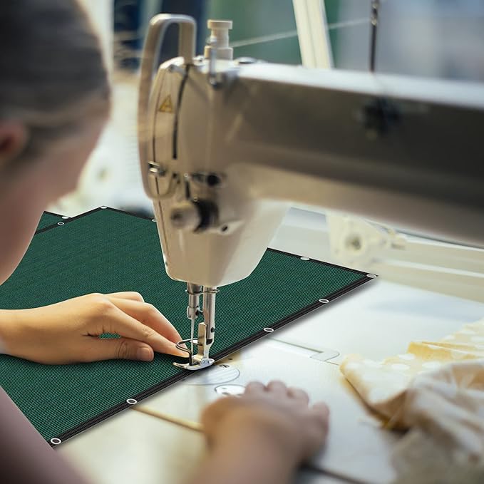 Green 6' x 58' Fence Privacy Screen Commercial Outdoor Backyard Shade Windscreen Mesh Fabric