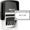 MaxMark Office Self Inking Date Stamp with Phrase Shipped - Black Ink