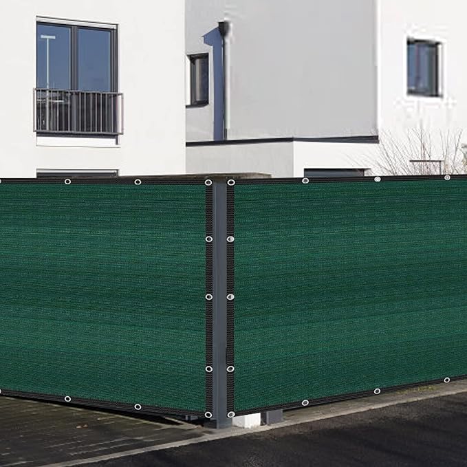 Green 3' x 27' Fence Privacy Screen Commercial Outdoor Backyard Shade Windscreen Mesh Fabric