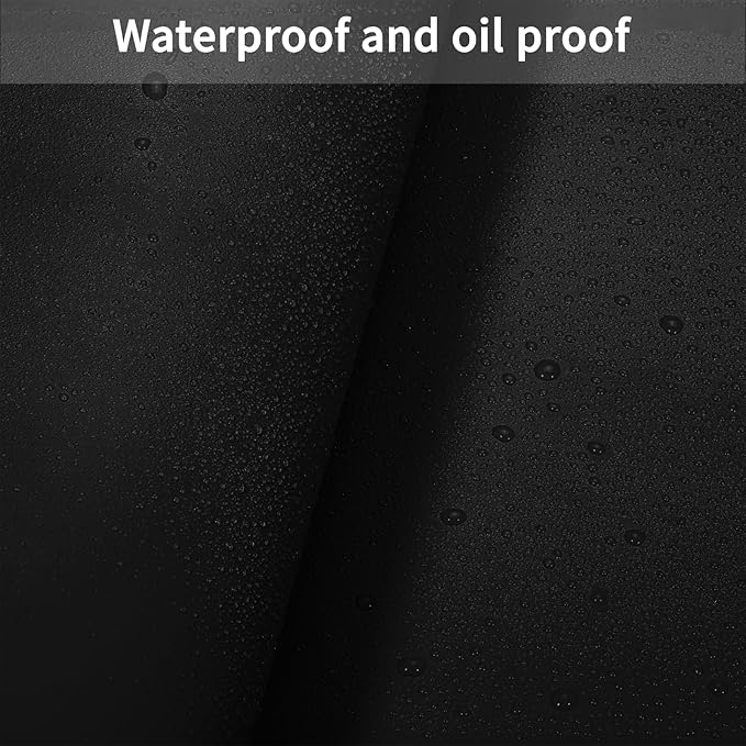 Zinkooat Leather Table Cover,1.8mm Thick,54x98 Inch Table Protector,Table Protector for Dining Room Table,Dining Table Cover,Table Cover Protector,Kitchen Table Cover(Black+Wine Red,54x98)