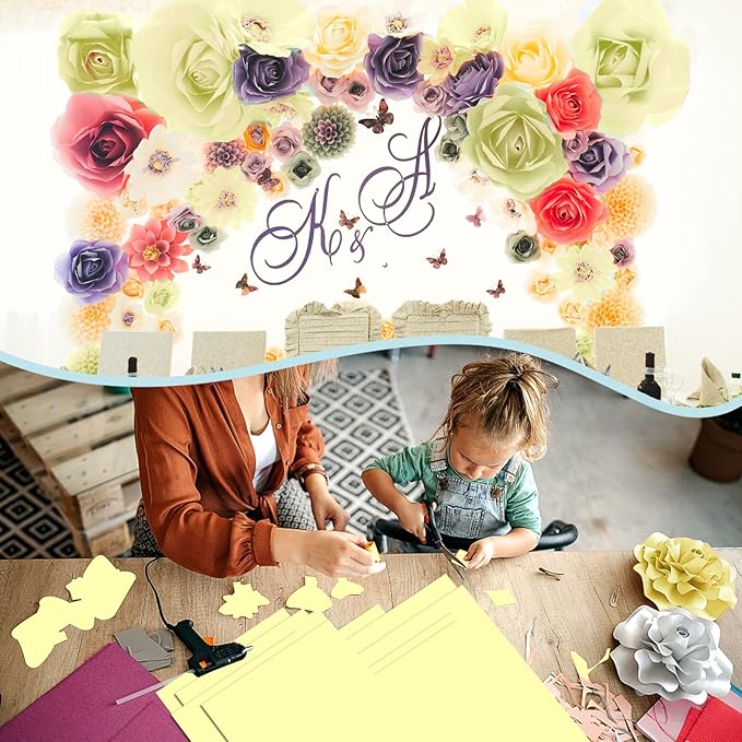 100 Sheets Yellow Cardstock 8.5 x 11 Thick Paper, Goefun 80lb Card Stock Printer Paper for Invitations, Menus, Wedding, DIY Cards