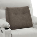 TANYOO Back Support Pillow for Recliner Soft Dual Layer Lumbar Support Pillow with Shredded Memory Foam Ergonomic Orthopedic Couch Lumbar Cushions for Elderly Lower Back Pain Relief Brown