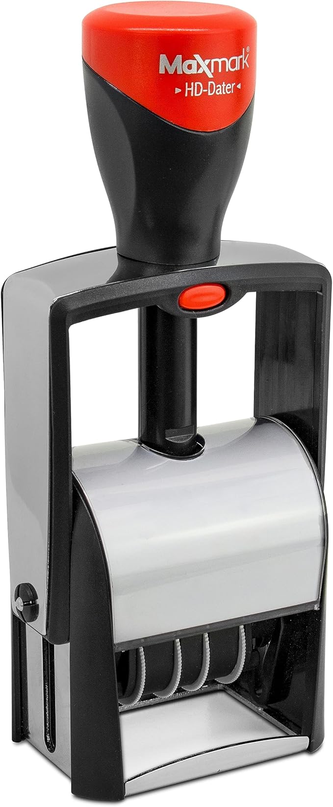 MaxMark Heavy Duty Self Inking Date Stamp with Phrase E-Mailed - Black Ink