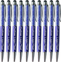 Yucold Customized Pens with Name/Logo - Touch Screen Stylus Ballpoint Pen, Perfect for Weddings, Business & Personalized Gifts (Royal blue,500)