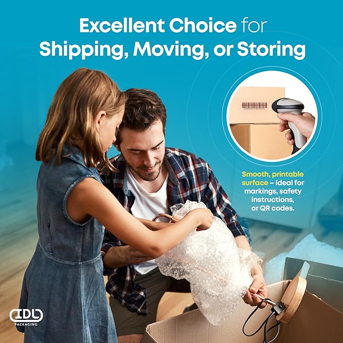 Tall Moving & Shipping Boxes 12 x 12 x 24 inches (5-Pack) - Extra Strength 200 lb vs Regular - Corrugated Moving Boxes - Packaging Box for Delivery - Packing and Moving Box by IDL Packaging