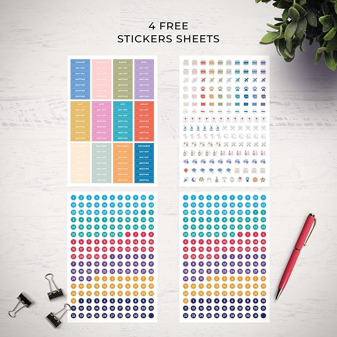 Smart Planner Pro – Medium 10 x 7 inches (B5) – Undated Agenda Daily Planner – Tested & Proven to Achieve Goals & Increase Productivity, Time Management & Happiness with Weekly, Monthly, Gratitude Sections, Back Pocket (Orange)