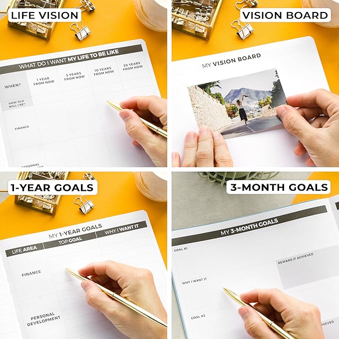 Clever Fox Planner PRO – Weekly & Monthly Life Planner to Increase Productivity, Time Management and Hit Your Goals, 8.5x11″ (Periwinkle)
