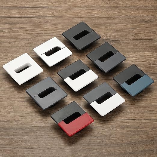 PATIKIL 2.8inch Desk Grommet, 6Pcs Cable Grommet Wire Management Cable Hole Cover Cord Organizer for Office Home Table Countertop, White Grey