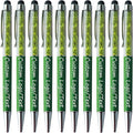 Yucold Customized Pens with Name/Logo - Touch Screen Stylus Ballpoint Pen, Perfect for Weddings, Business & Personalized Gifts (Military Green,50)