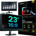 VINTEZ 23 Inch 16:9 Privacy Screen for Computer Monitor and Laptop - Anti Glare Protector Film Blue Light Filter Eye Protection - Computer Screen Privacy Shield, [1 Pack]