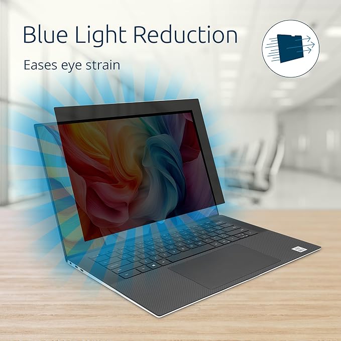 Kensington High Clarity Privacy Screens Filter for 15.6 inch 16:9 Laptops, Easy Installation Privacy Filter, Anti-Glare, 2H Hardness Protection, Compatible with HP Lenovo Samsung Asus HC156A169A