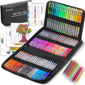 Soucolor Glitter Gel Pens for Adult Coloring Books, Christmas|Birthday Gifts, School Art Supplies,120 Pack-60 Glitter Pens, 60 Refills and Travel Case, 40% More Ink Markers Set for Drawing Journaling