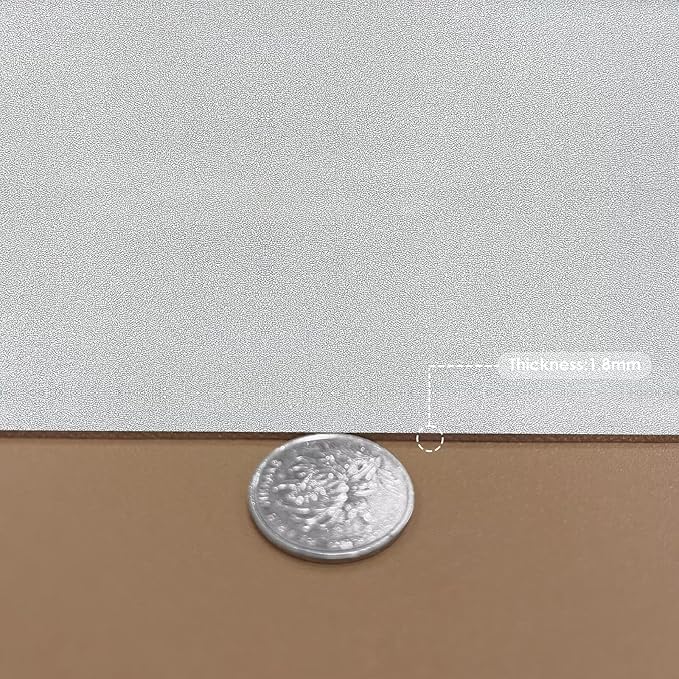 Zinkooat Leather Table Cover,1.8mm Thick,36x54 Inch Table Protector,Table Protector for Dining Room Table,Table Protectors for Rectangle Tables.(Khaki+Silvery,36x54)