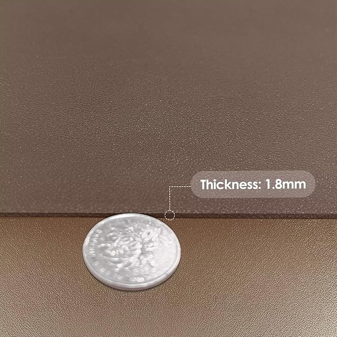 Zinkooat Table Protector Pad for Dining Room Table - Can Be Used On Both Sides Waterproof and Easy to Clean Good Flatness Used for Dining Table(Mud Color+Champagne Gold 46x96)
