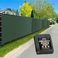 Xpose Safety Privacy Fence Screen 5’ x 50’ – Heavy Duty Green Mesh with 90% Visibility Block, UV Protection – for Garden, Yard, Nursery, Kennel, Dog Run, Greenhouse