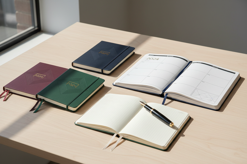 Premium Notebooks & Planners

Description: Keep your ideas, tasks, and goals organized with our high-quality notebooks and planners. Available in various sizes, styles, and layouts, they’re perfect for daily planning, note-taking, or creative brainstorming. Durable covers and smooth pages make writing a joy. (make it real photo)